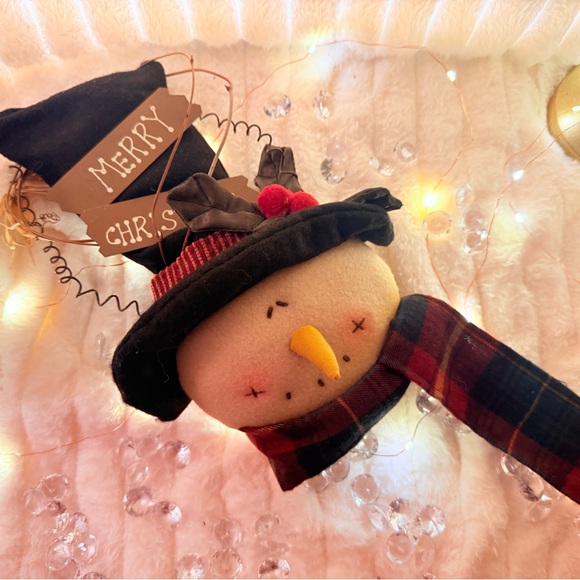 Cute Snowman Hanging Christmas Holiday Decor - Picture 2 of 6